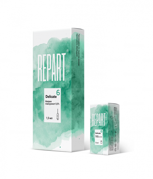 Биоревитализант REPART® 6 DELICATE 5мл (Репарт Деликейт)